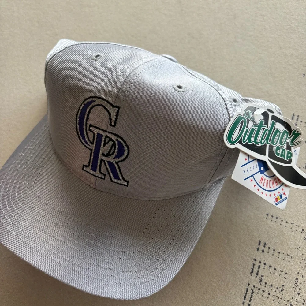 Vintage 90s Outdoor Cap Colorado Rockies Hat